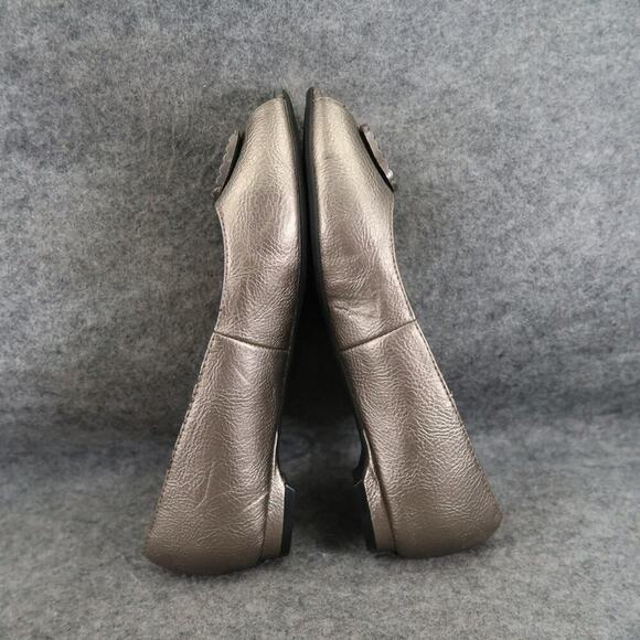 Madeline Stuart Shoes Womens 8.5 Flats Ballet Peep Toe Fashion Formal Wide Fit - Picture 10 of 16